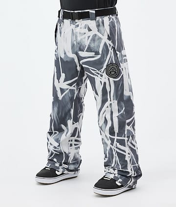 Dope Blizzard Pantaloni Snowboard Uomo Scribble Black