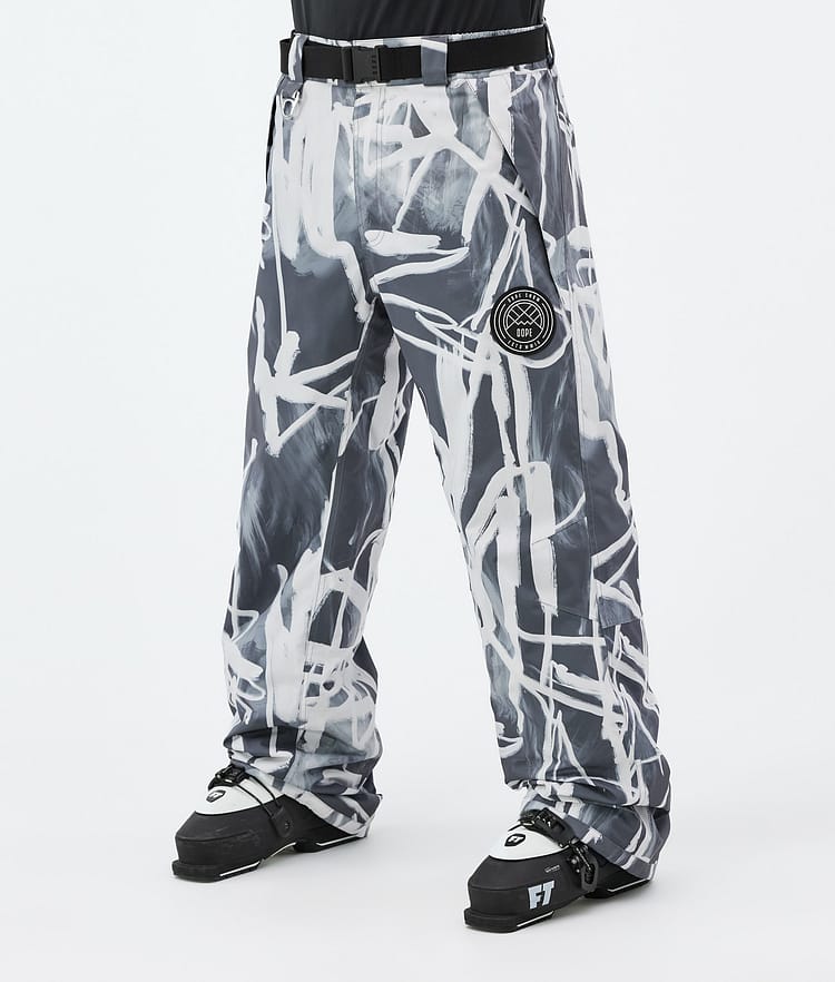 Dope Blizzard Ski Pants Men Scribble Black, Image 1 of 5