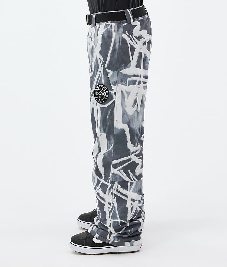 Dope Blizzard Snowboard Pants Men Scribble Black, Image 3 of 5