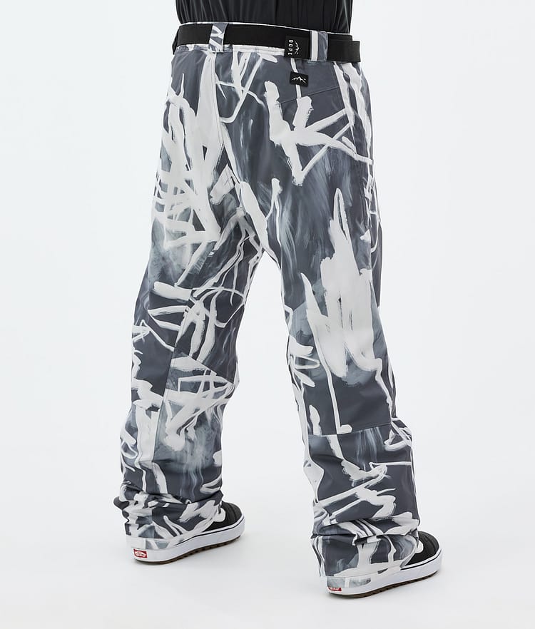 Dope Blizzard Snowboard Pants Men Scribble Black, Image 4 of 5