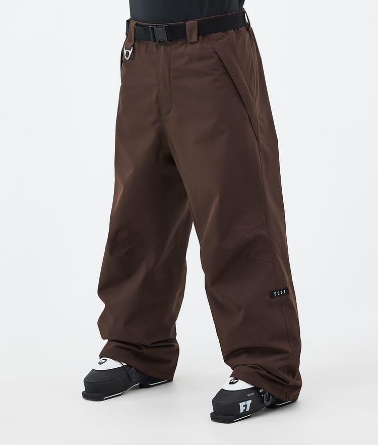 Dope Big Ski Pants Men Dark Brown, Image 1 of 5