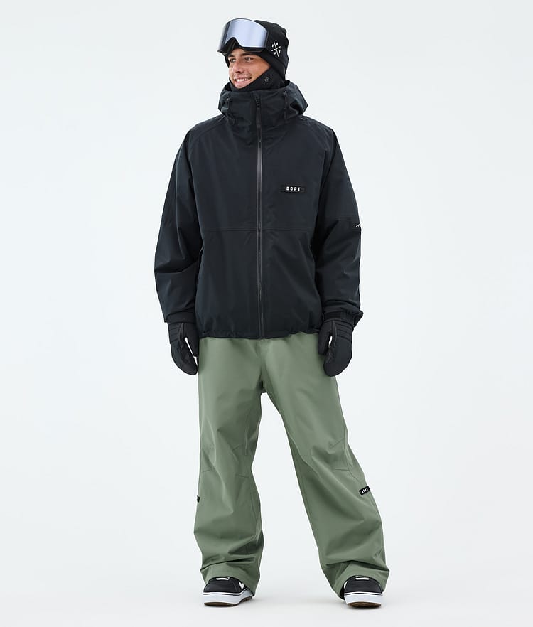 Dope Big Snowboard Pants Men Moss Green, Image 2 of 5