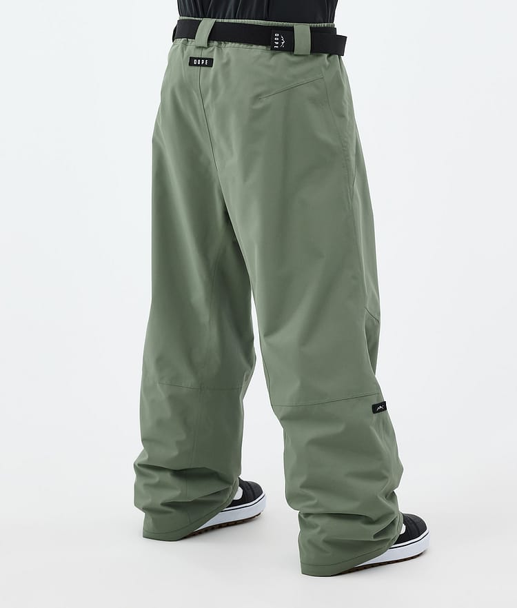 Dope Big Snowboard Pants Men Moss Green, Image 4 of 5