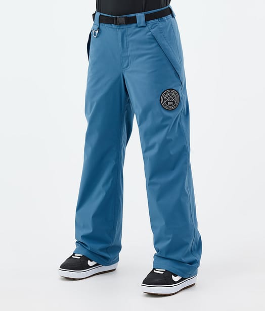Dope Blizzard W Pantalon de Snowboard Femme Blue Steel