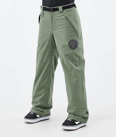 Dope Blizzard W Pantalon de Snowboard Femme Moss Green