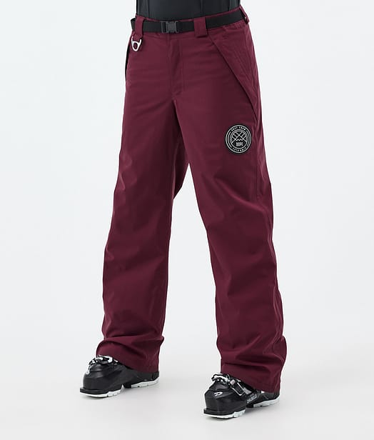 Dope Blizzard W Pantaloni Sci Donna Burgundy