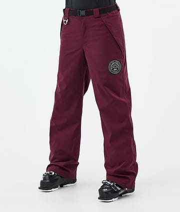 Dope Blizzard W Lyžařské Kalhoty Dámské Burgundy