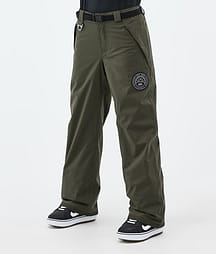 Dope Blizzard W Pantalones Snowboard Mujer Olive Green