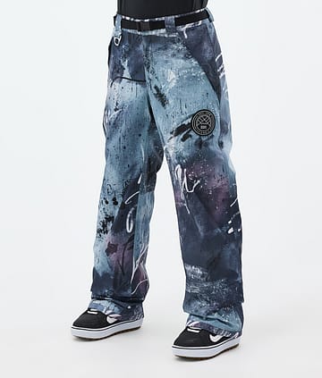 Dope Blizzard W Pantalon de Snowboard Femme Punk Blue