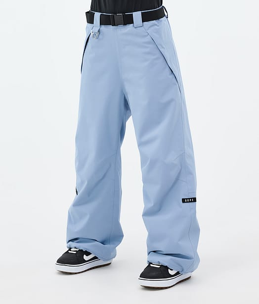 Dope Big W Pantalon de Snowboard Femme Light Blue