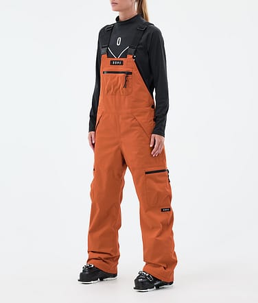 Dope Vertex W Pantalon de Ski Femme Burned Orange