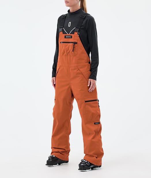 Dope Vertex W Pantaloni Sci Donna Burned Orange