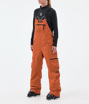 Dope Vertex W Lyžařské Kalhoty Dámské Burned Orange