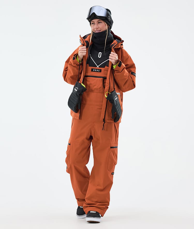 Dope Vertex W Snowboard Pants Women Burned Orange, Image 2 of 7