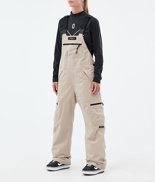 Dope Vertex W Pantalon de Snowboard Femme Sand