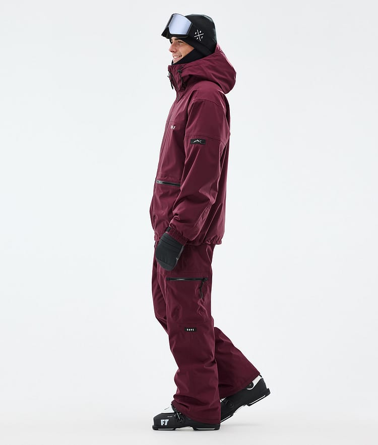 Dope Vertex Ski Jacket Men Burgundy, Image 3 of 8