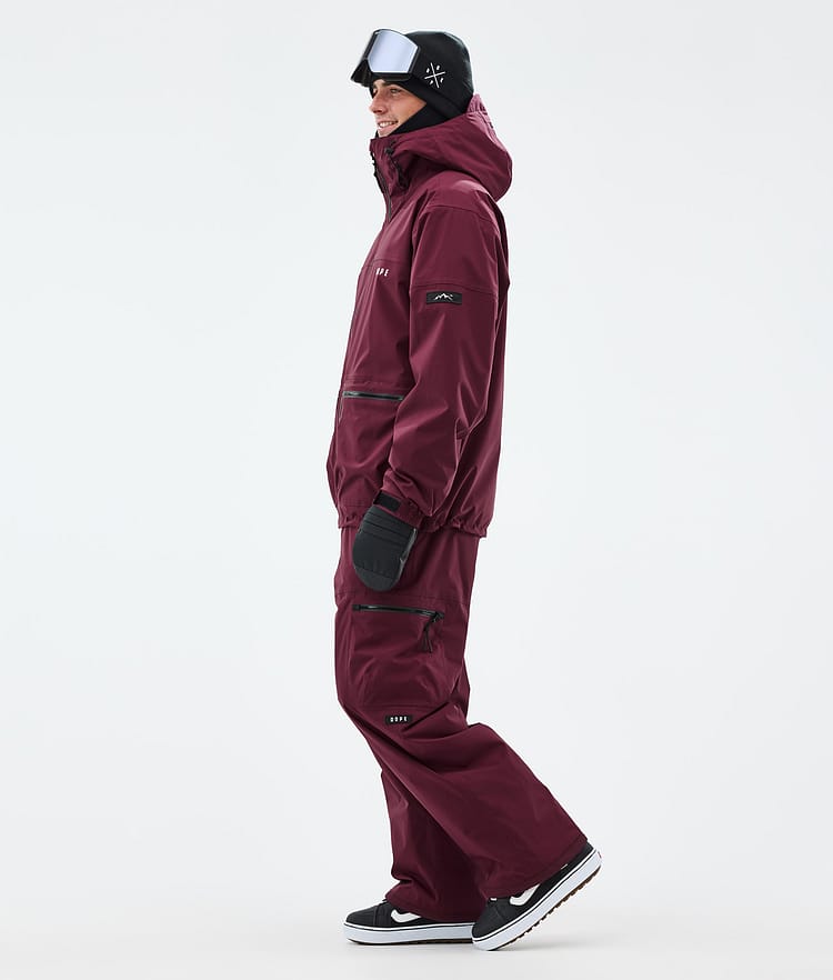 Dope Vertex Snowboard Jacket Men Burgundy, Image 3 of 8