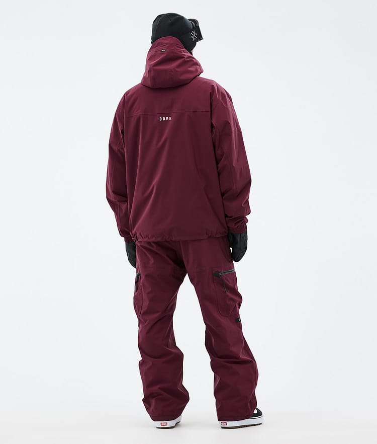 Dope Vertex Snowboard Jacket Men Burgundy, Image 4 of 8
