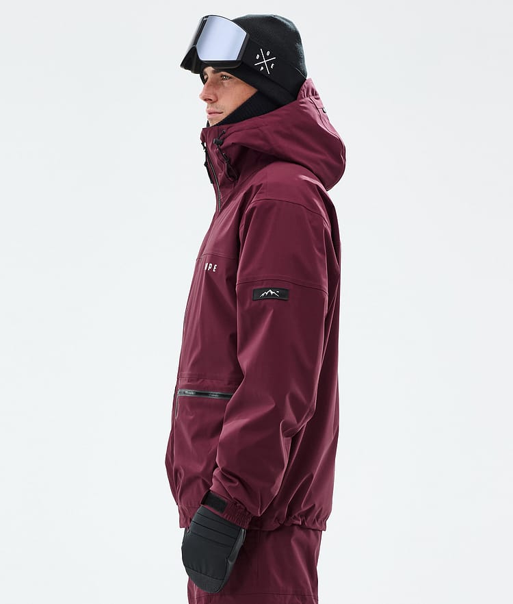 Dope Vertex Ski Jacket Men Burgundy, Image 5 of 8