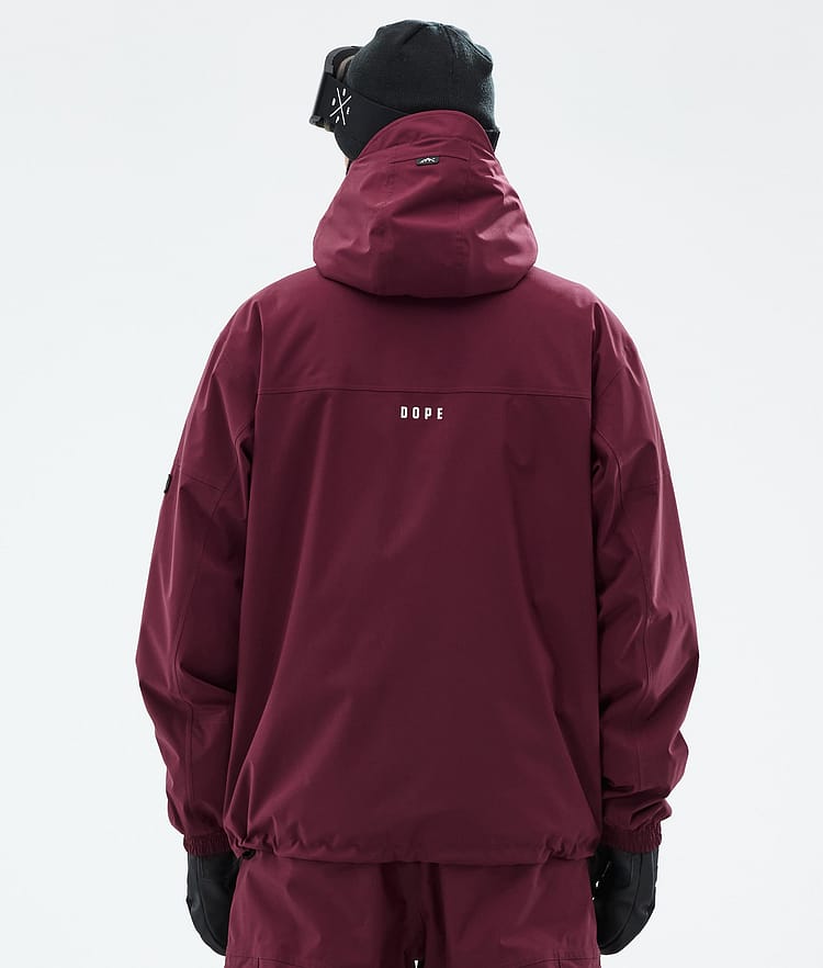 Dope Vertex Snowboard Jacket Men Burgundy, Image 6 of 8