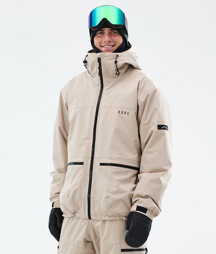 Dope Vertex Snowboard Jacket Men Sand, Image 1 of 8