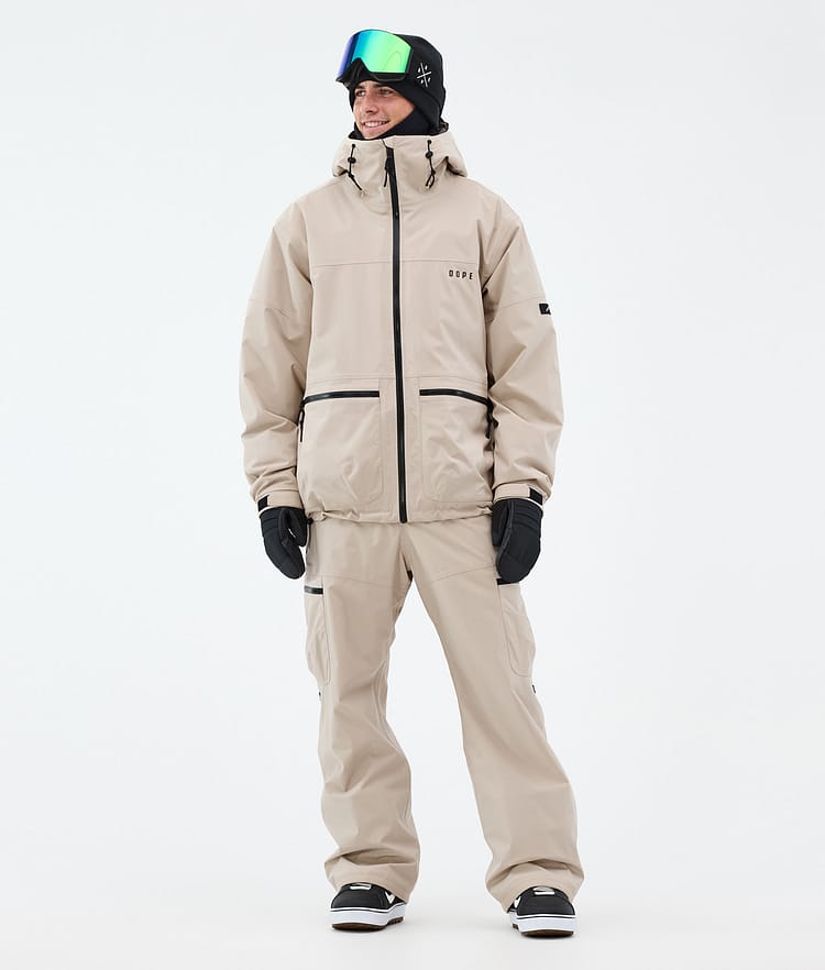 Dope Vertex Snowboard Jacket Men Sand, Image 2 of 8