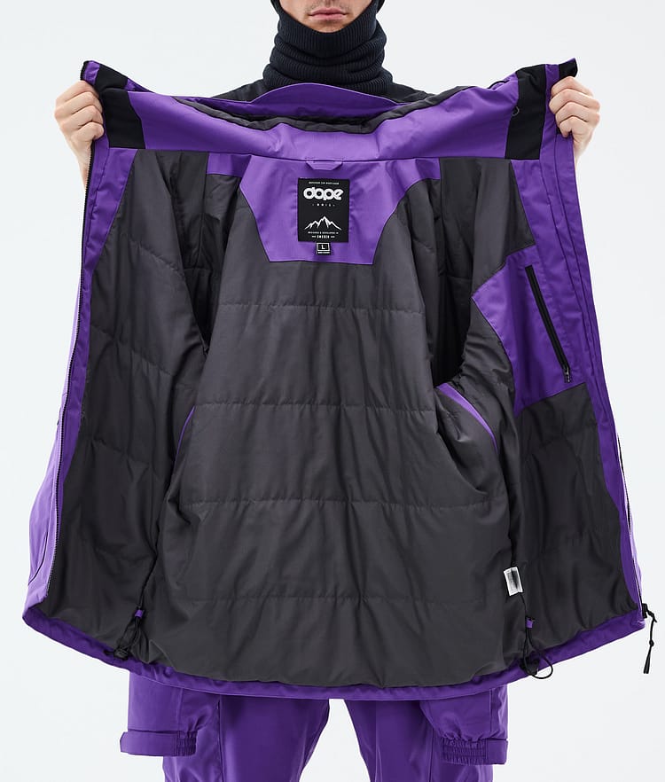 Dope Vertex Snowboardjakke Herre Vivid Purple, Billede 8 af 8