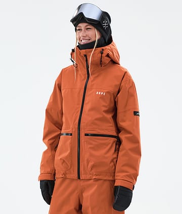 Dope Vertex W Kurtka Snowboardowa Kobiety Burned Orange