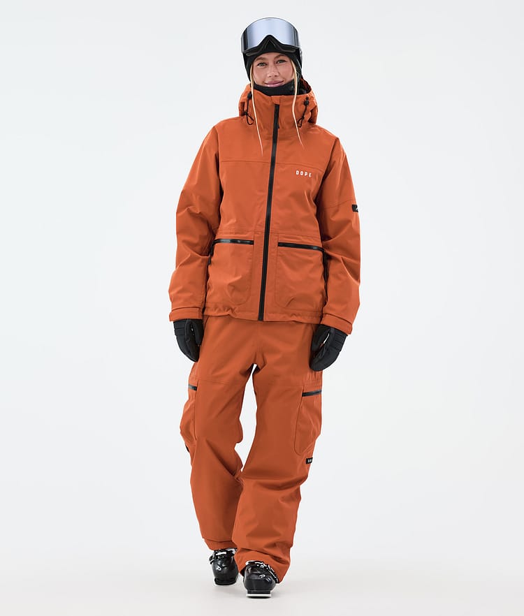 Dope Vertex W Skijacke Damen Burned Orange, Bild 2 von 8