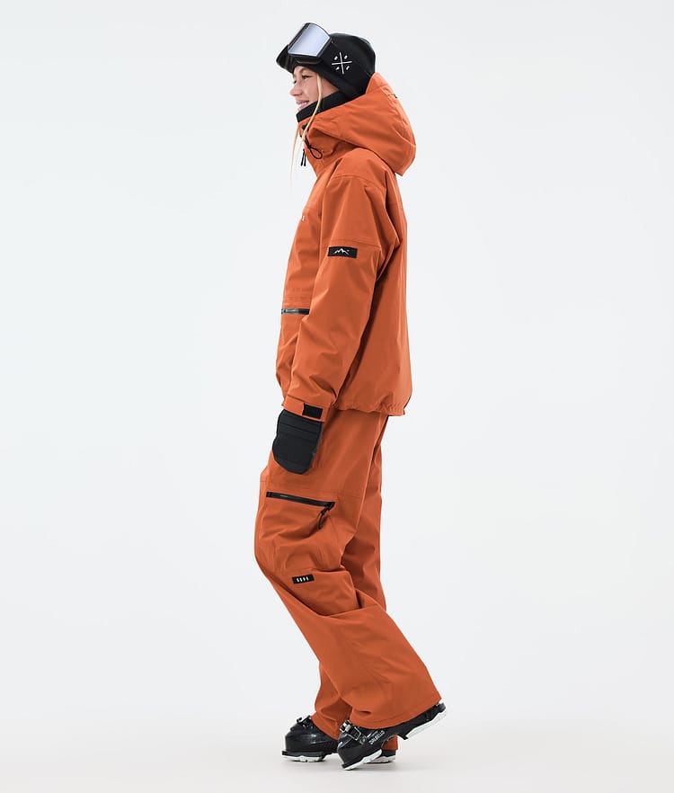 Dope Vertex W Giacca Sci Donna Burned Orange, Immagine 3 di 8