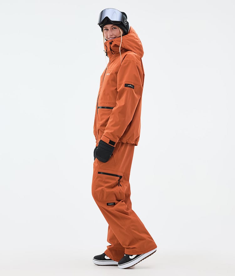 Dope Vertex W Snowboard Jacket Women Burned Orange, Image 3 of 8