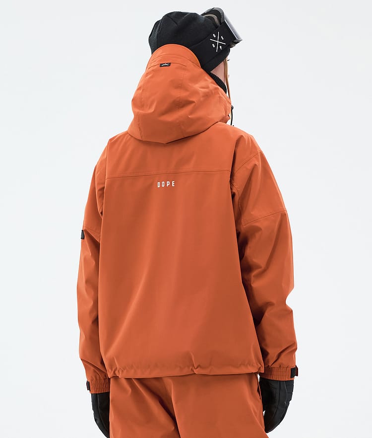 Dope Vertex W Snowboard Jacket Women Burned Orange, Image 6 of 8