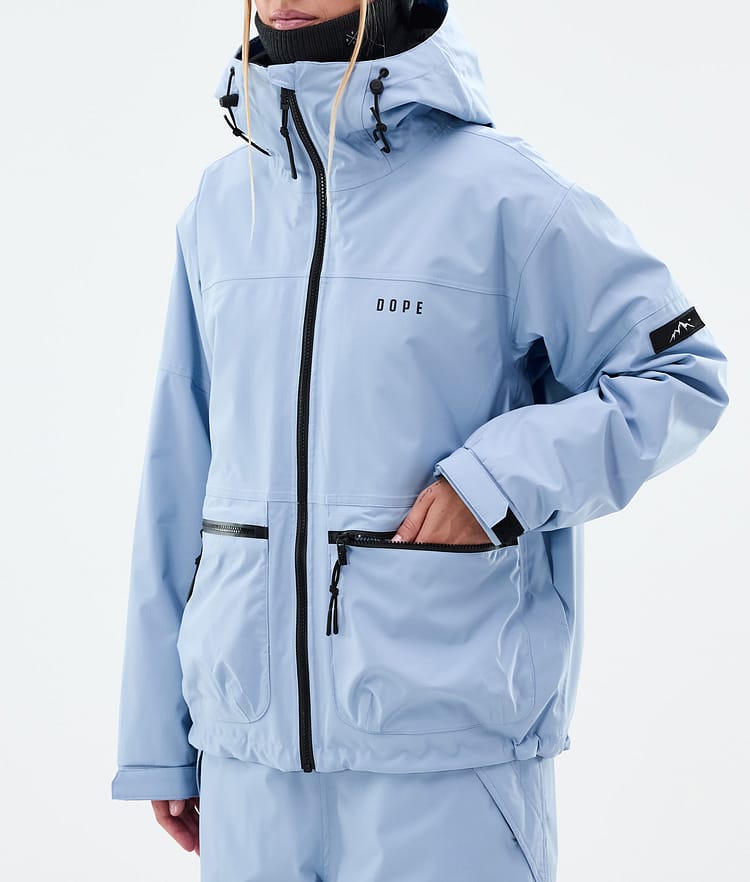 Dope Vertex W Snowboard Jacket Women Light Blue, Image 7 of 8