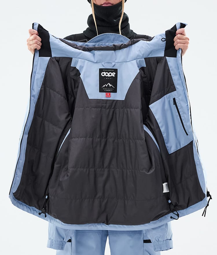 Dope Vertex W Snowboard Jacket Women Light Blue, Image 8 of 8