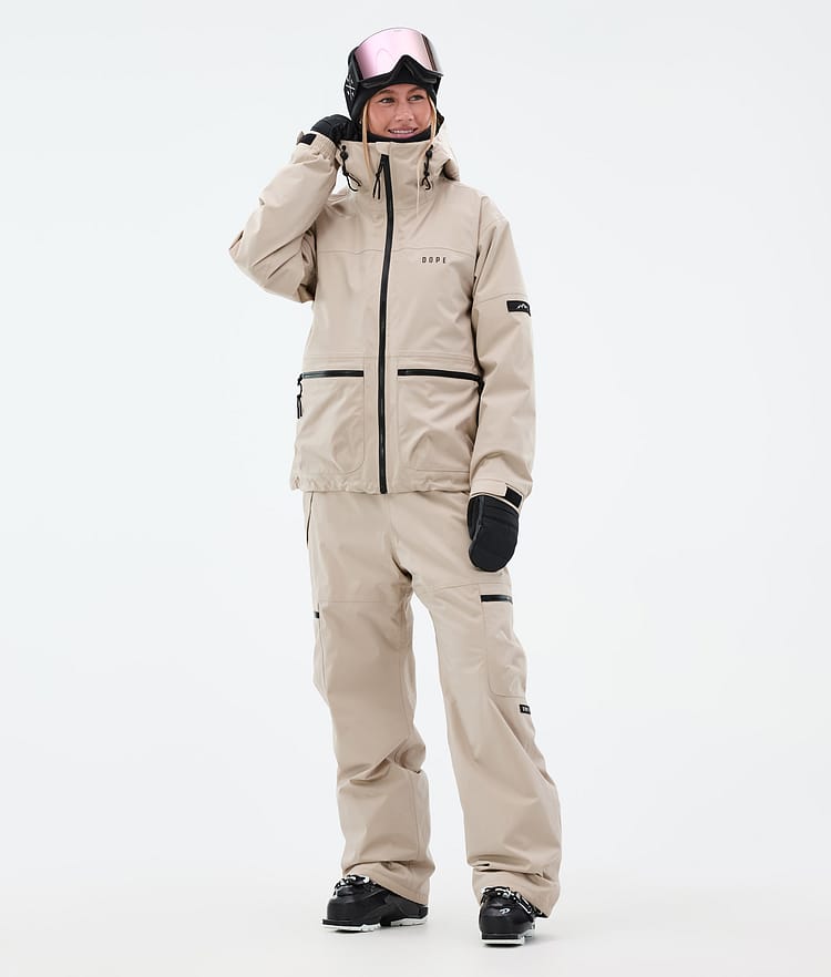 Dope Vertex W Skijacke Damen Sand, Bild 2 von 8