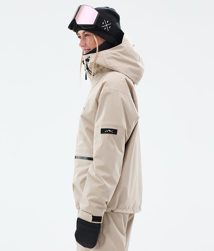 Dope Vertex W Skijacke Damen Sand, Bild 5 von 8