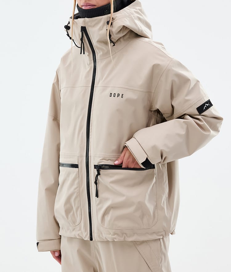 Dope Vertex W Veste Snowboard Femme Sand, Image 7 sur 8