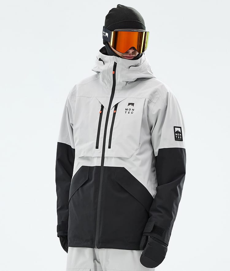 Montec Arch Snowboard Jacket Men Light Grey/Black, Image 1 of 10