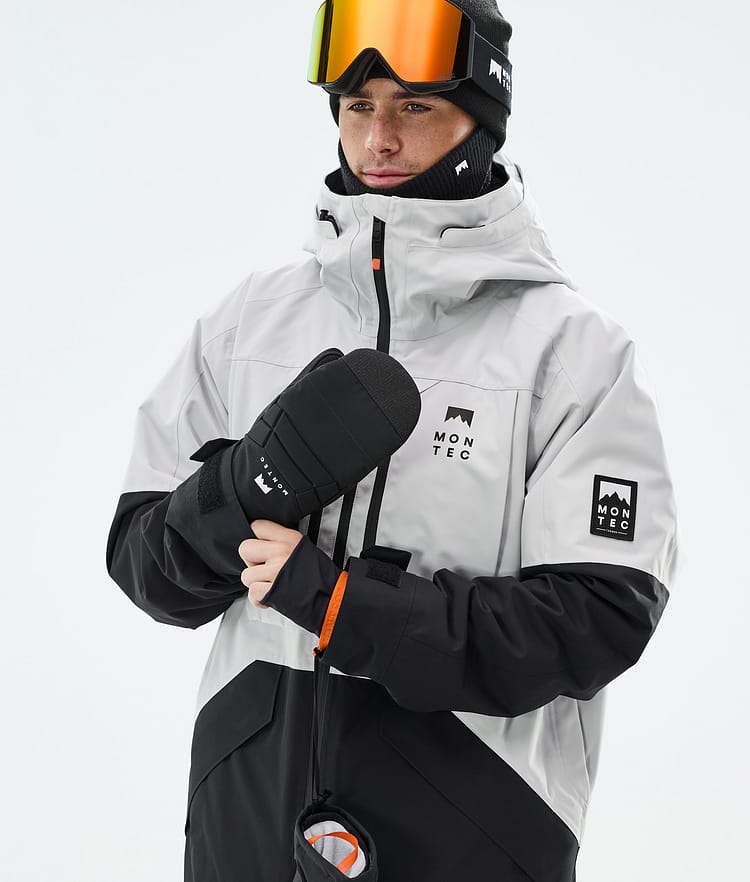 Montec Arch Snowboard Jacket Men Light Grey/Black, Image 2 of 10