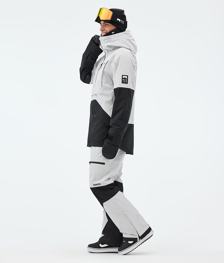 Montec Arch Snowboard Jacket Men Light Grey/Black, Image 4 of 10