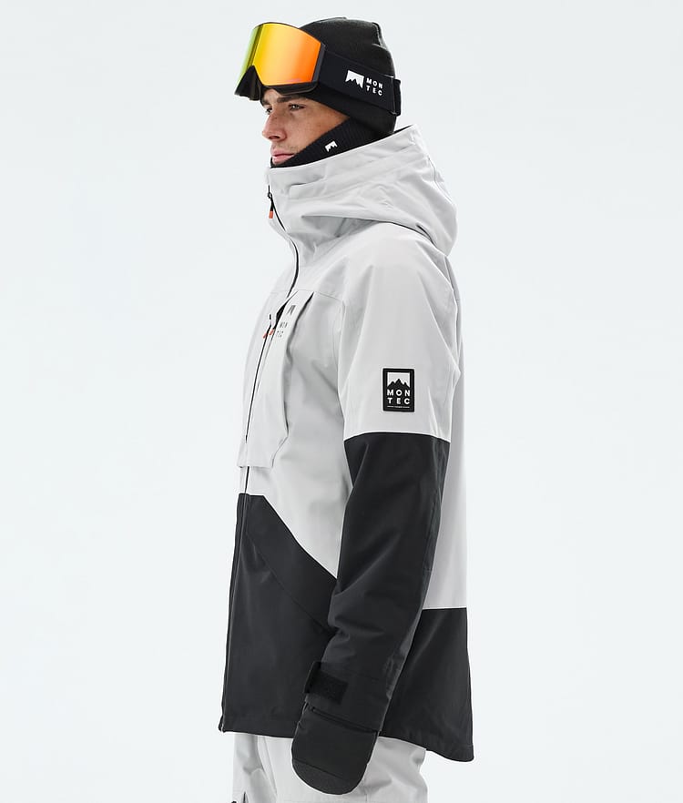 Montec Arch Snowboard Jacket Men Light Grey/Black, Image 6 of 10