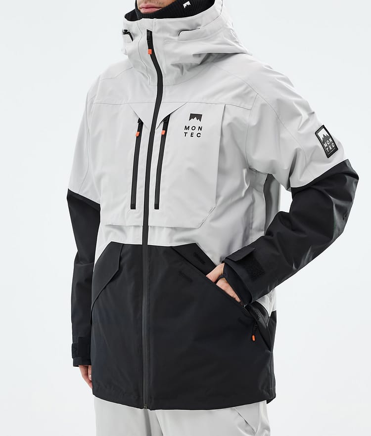 Montec Arch Snowboard Jacket Men Light Grey/Black, Image 8 of 10