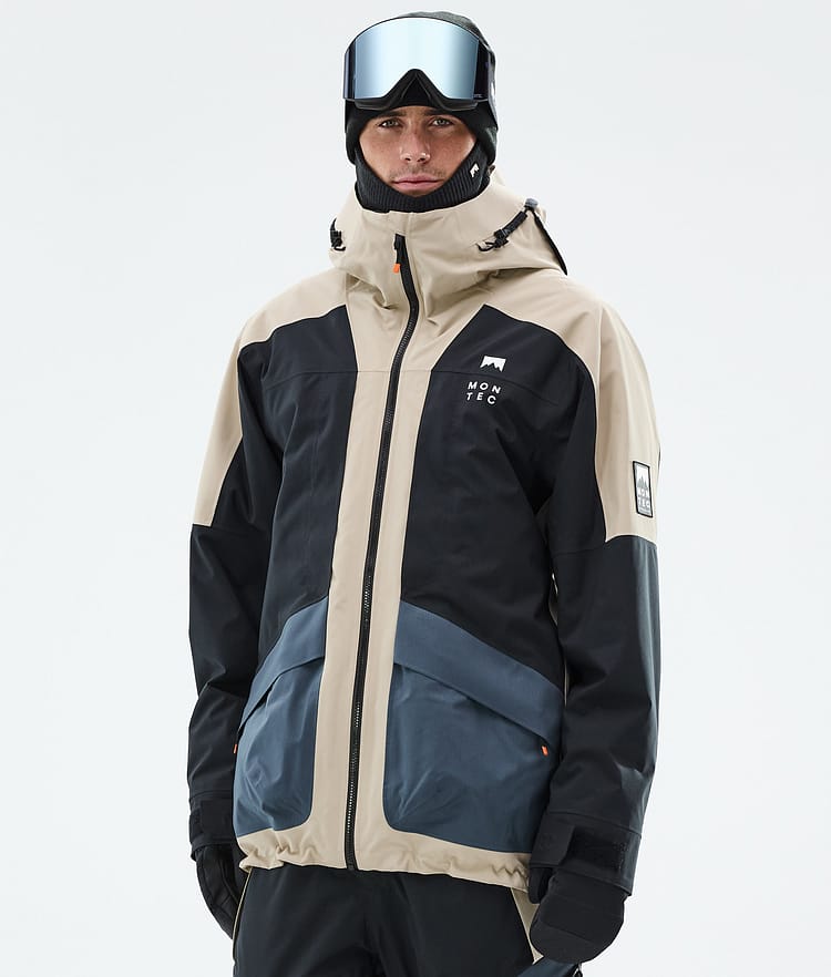 Montec Morpheus Ski Jacket Men Sand/Black/Metal Blue, Image 1 of 10