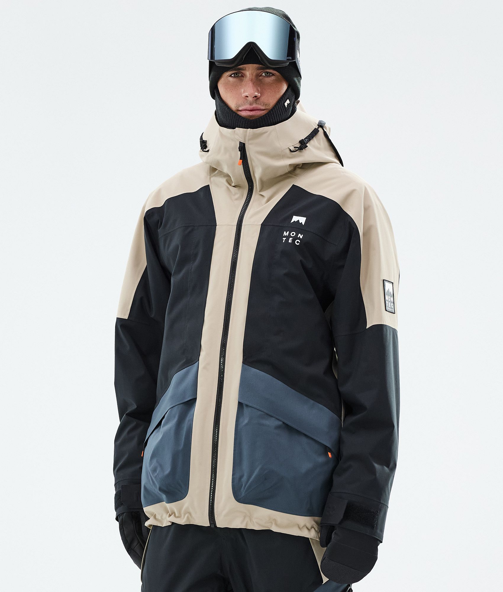 Montec Morpheus Snowboard Jacket Men Sand/Black/Metal Blue