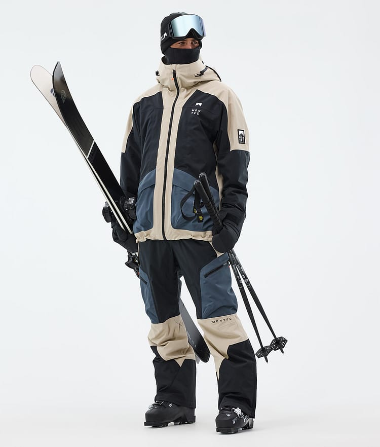 Montec Morpheus Ski Jacket Men Sand/Black/Metal Blue, Image 3 of 10