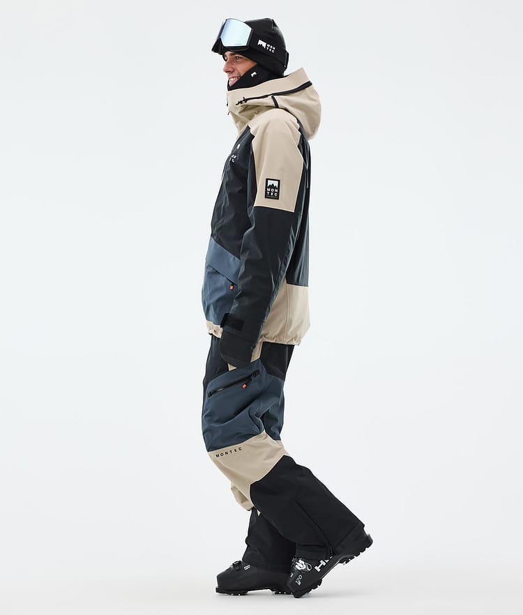 Montec Morpheus Ski Jacket Men Sand/Black/Metal Blue, Image 3 of 9