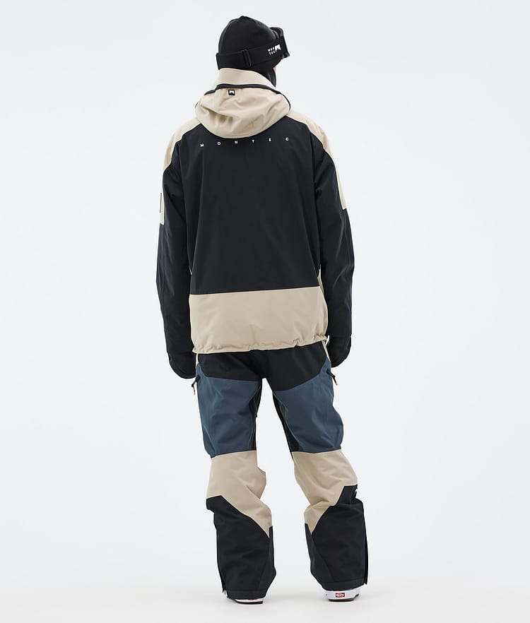 Montec Morpheus Snowboard jas Heren Sand/Black/Metal Blue, Afbeelding 4 van 9