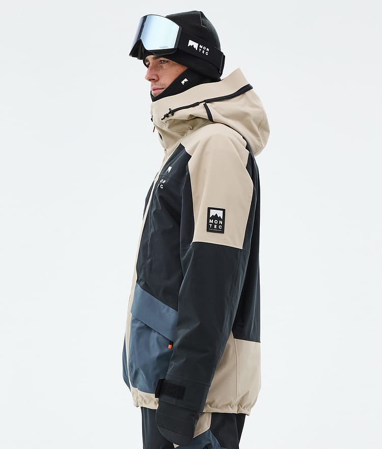 Montec Morpheus Snowboard Jacket Men Sand/Black/Metal Blue, Image 6 of 10