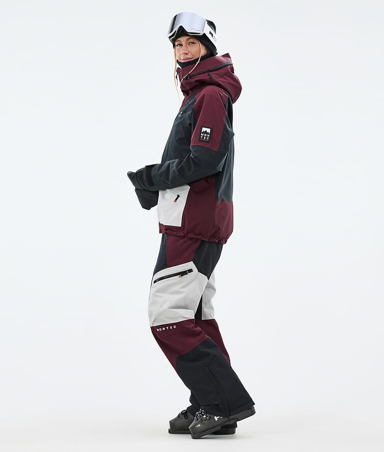 Montec Morpheus W Ski Jacket Women Burgundy/Black/Light Grey, Image 4 of 10