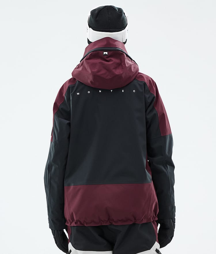 Montec Morpheus W Snowboard Jacket Women Burgundy/Black/Light Grey, Image 7 of 10